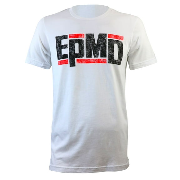 EPMD Men's Logo T-Shirt White X-Large | Licensed Control Industry Merchandise