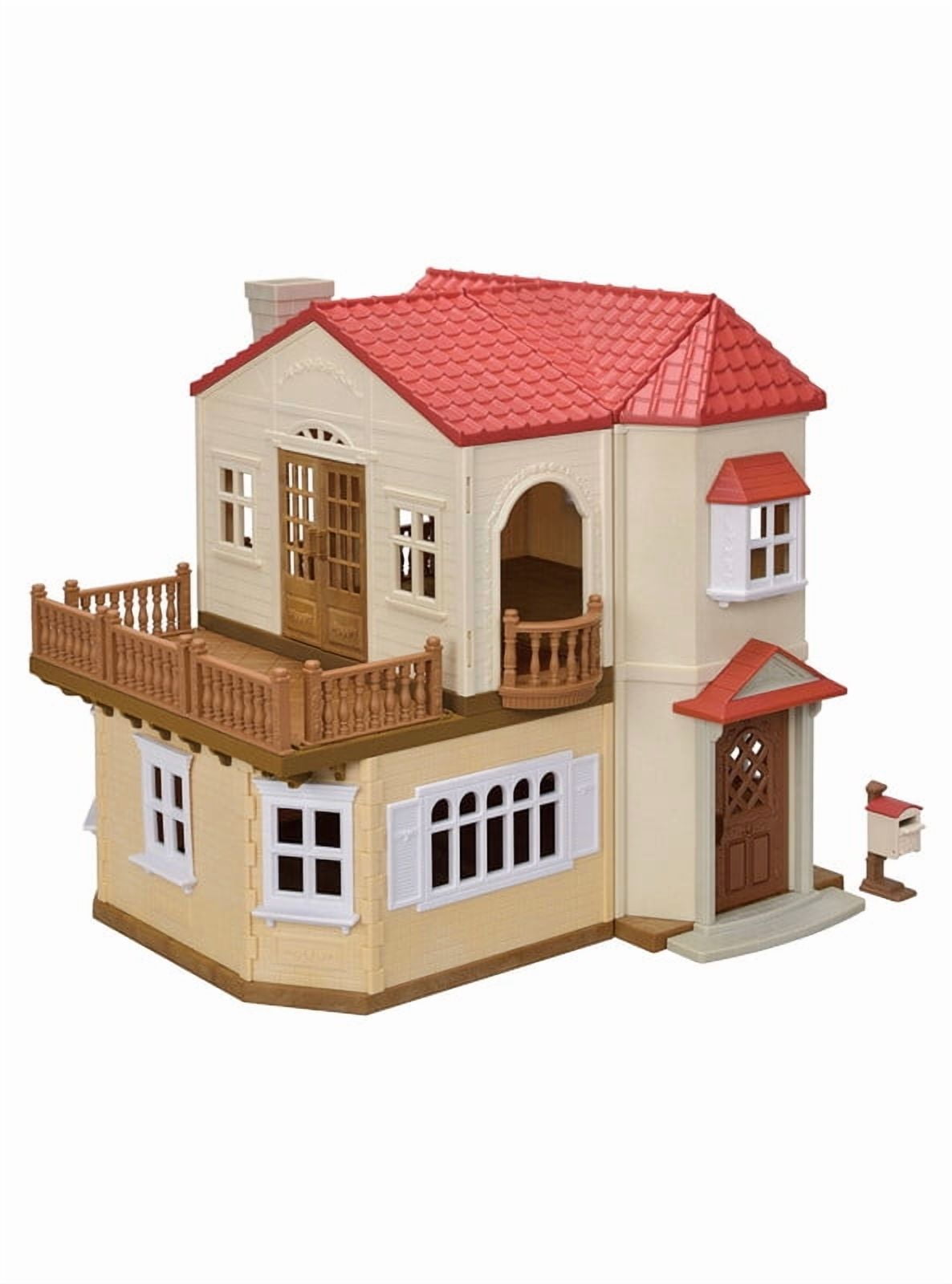 Calico Critters Red Roof Country Home - Secret Attic Playroom, Dollhouse Playset