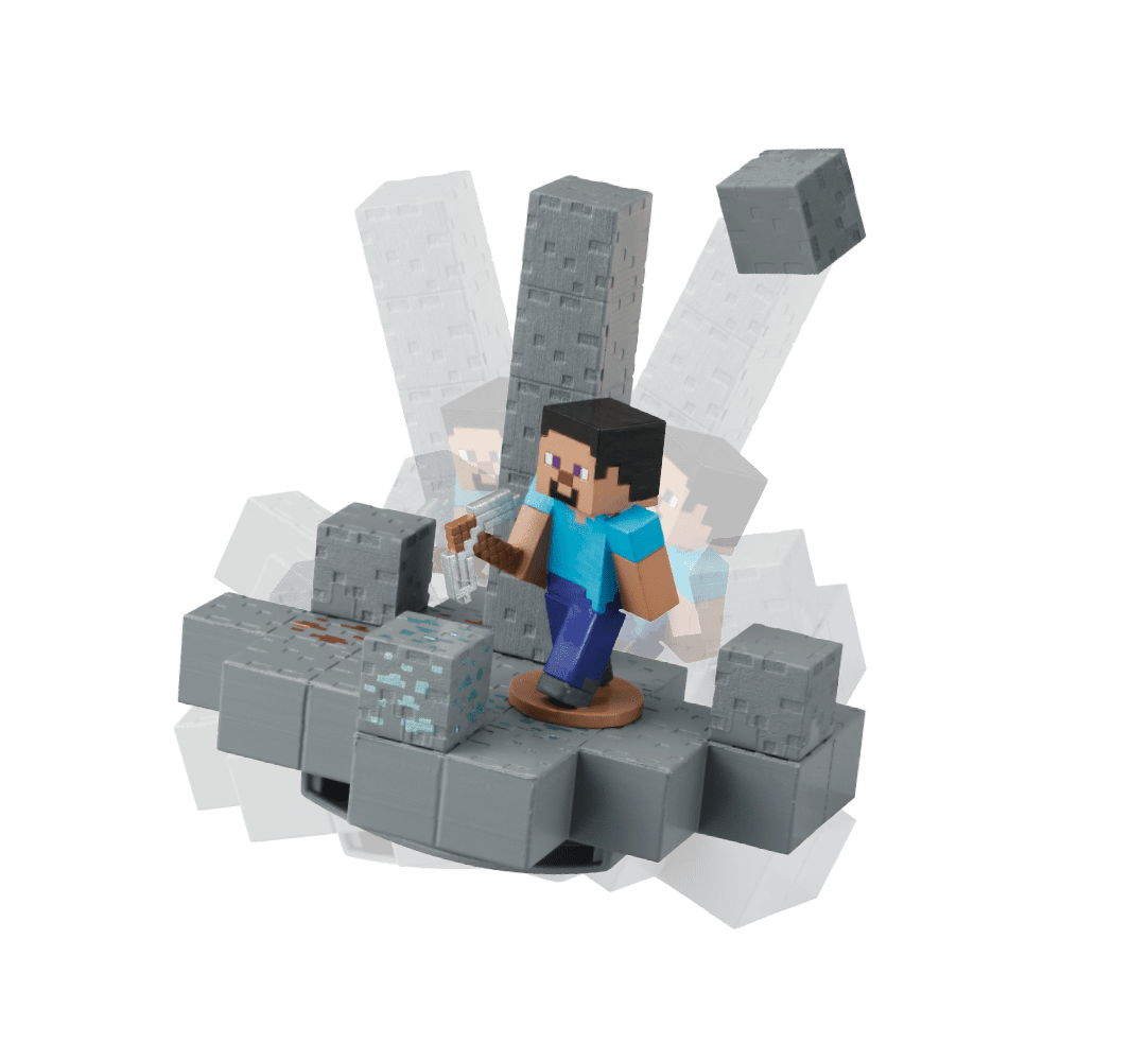 EPOCH Games Minecraft Balancing World Volume 1, Tabletop Skill and Action Game, Ages 4+
