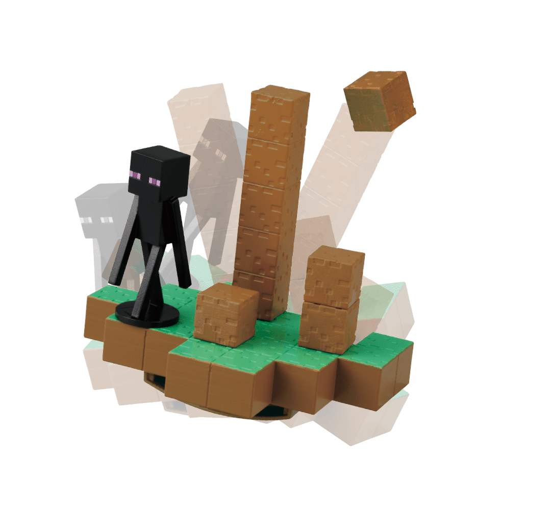 EPOCH Games Minecraft Balancing World Volume 3, Tabletop Skill and Action Game, Ages 4+