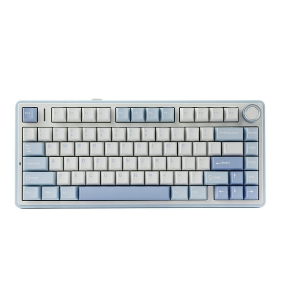 EPOMAKER x AULA F75 75% ANSI Hot-Swap Gasket Bluetooth 5.0/2.4G Wireless/Wired Mechanical Keyboard PBT Keycaps for Mac/Win