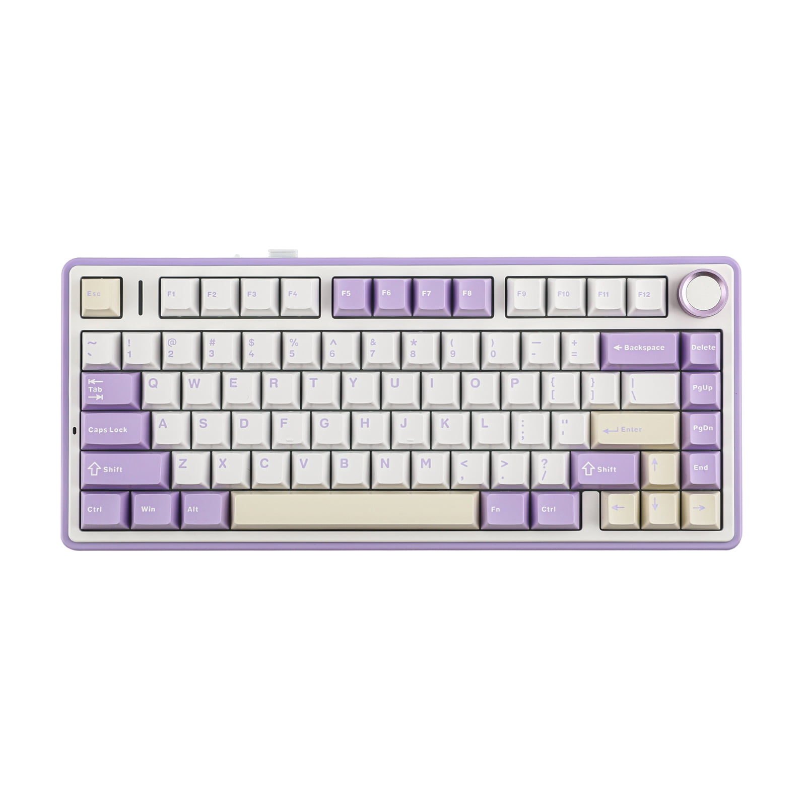 EPOMAKER x AULA F75 75% ANSI Hot-Swap Gasket Bluetooth 5.0/2.4G Wireless/Wired Mechanical Keyboard PBT Keycaps for Mac/Win