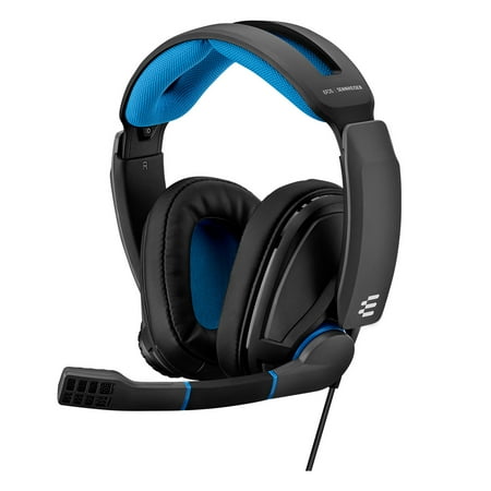 EPOS - GSP 300 Closed acoustic Stereo Wired Gaming Headset - Black and Blue