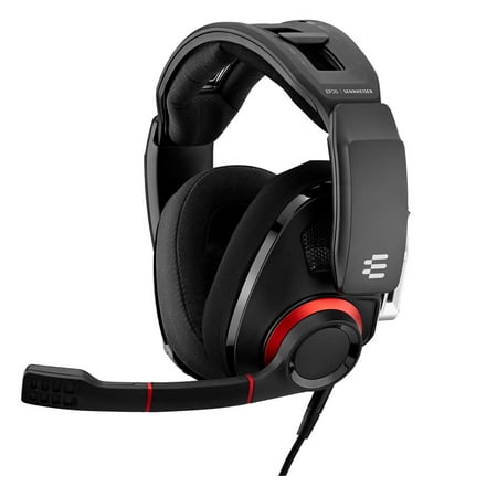 EPOS - GSP 500 High-end, open acoustic multi-compatible wired headset for home gaming - Black and Red
