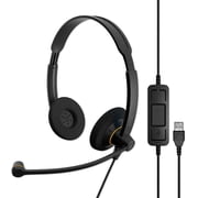 EPOS IMPACT SC 60 USB ML Wired Stereo UC Headset for PC, Black