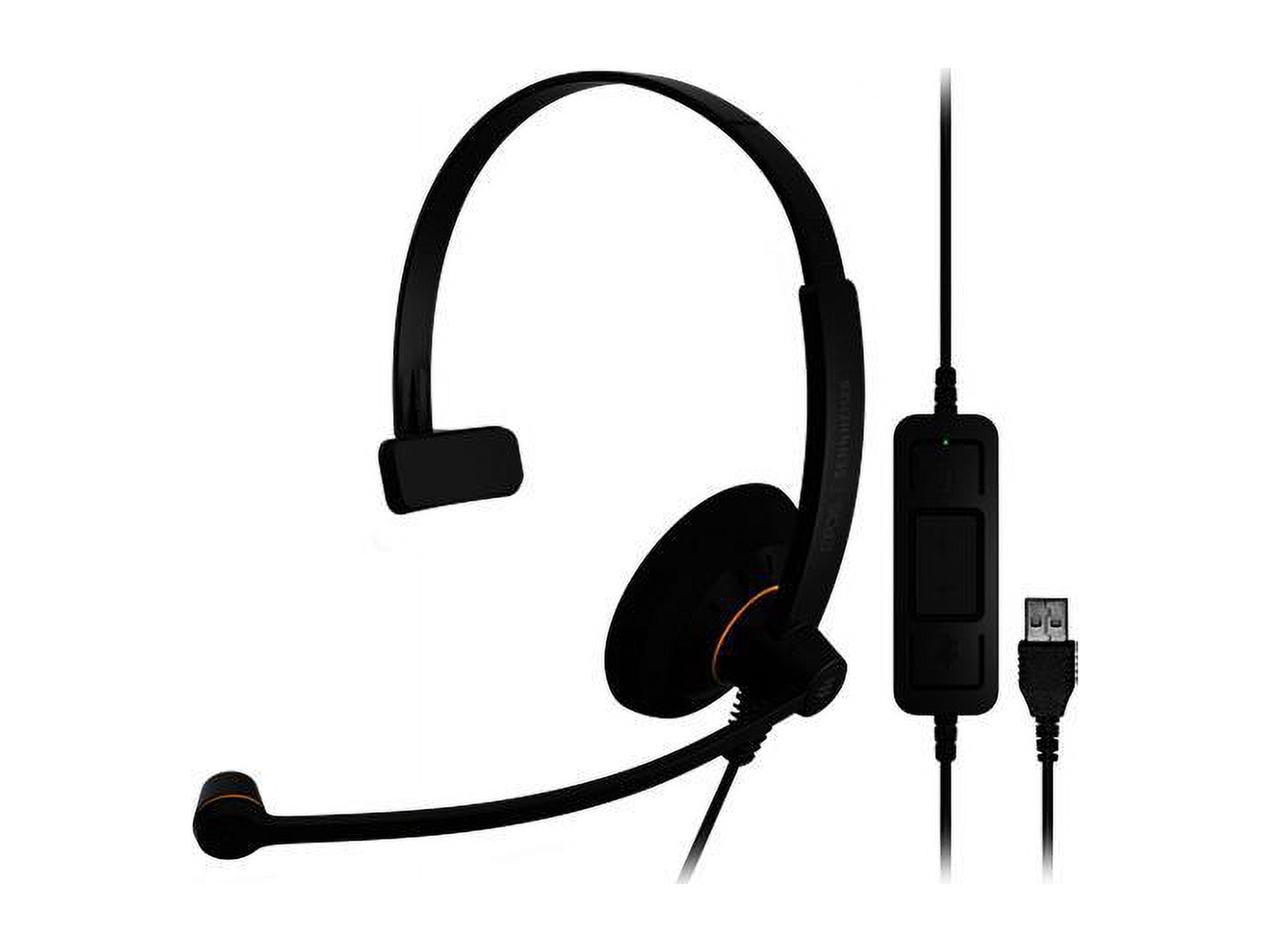 EPOS Sennheiser SC 30 USB ML Monaural On Ear USB Wired Headset with Microphone