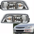thumbnail image 1 of EPOTOOR 1 Pair of Clear Bumper Driving Fog Lights Assembly Left & Right Side Replacement for 2003-2007 Honda Accord 4-Door Sedan, 1 of 6