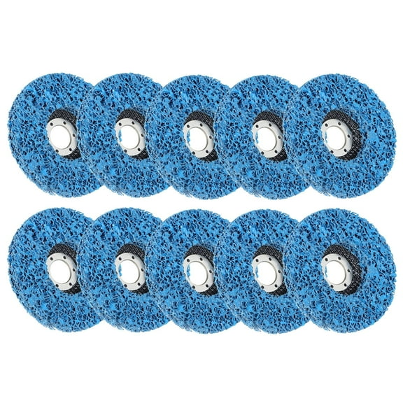EPOTOOR 10 Pack 4.5''x7/8" Poly Strip Disc Wheel Paint Rust Removal Clean Angle Grinder