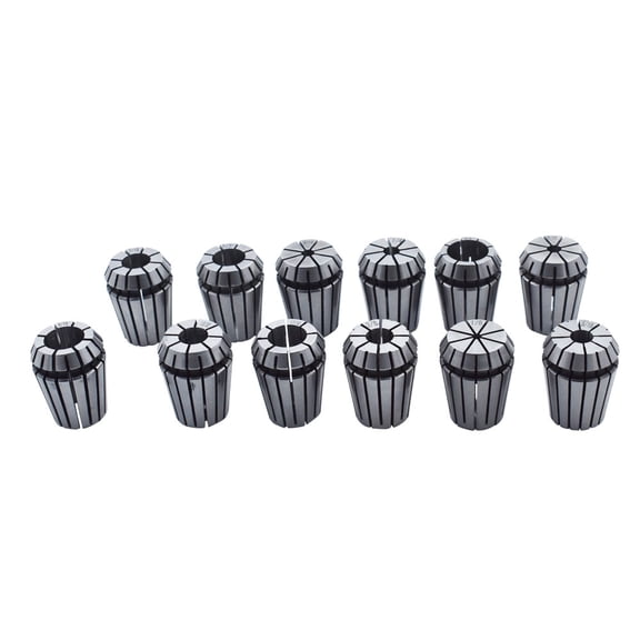 EPOTOOR 12Pcs ER25 1/8"-5/8" Spring Collet Set for CNC Engraving milling Lathe Tool
