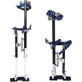 thumbnail image 1 of EPOTOOR 18-30 Inch Aluminum Alloy Drywall Stilts Adjustable Height Black for Work High Above The Ground, 1 of 7