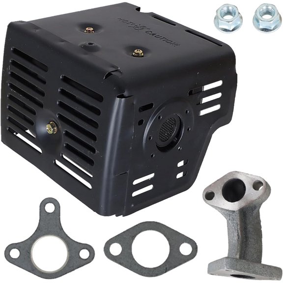 EPOTOOR 18310-ZE2-W61 Silencer Assembly Kit Replacement for Honda GX340 GX390 GX370 13HP Engine