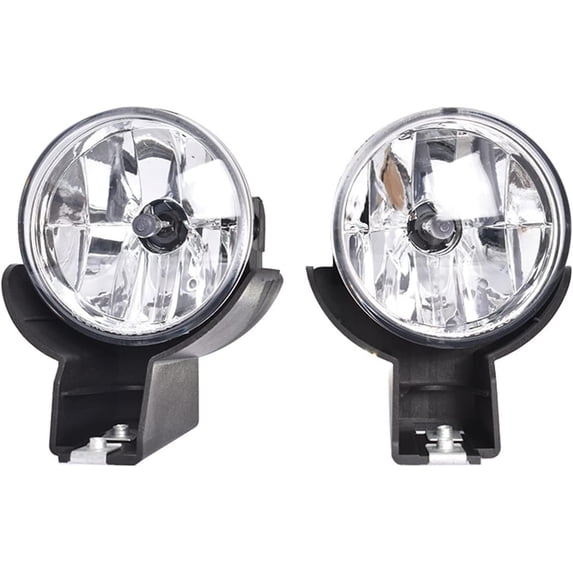 EPOTOOR 2 Pcs Fog Lamps Light W/bulb Set Replacement for Dakota 1997-2000 Durango 1998-2000