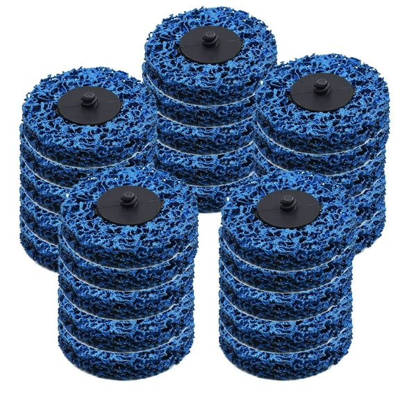 EPOTOOR 25Pcs 2 Inch Quick Change Easy Strip Discs Stripping Wheel R Type Rust Remover Wheel Paint Removal Disc Fit for Angle Grinders Removes Rust Strips Paint Cleans Welds