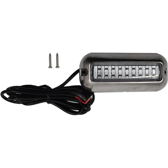 EPOTOOR 27 LED Blue Underwater Marine Transom Light Stern Lights Marine Lights