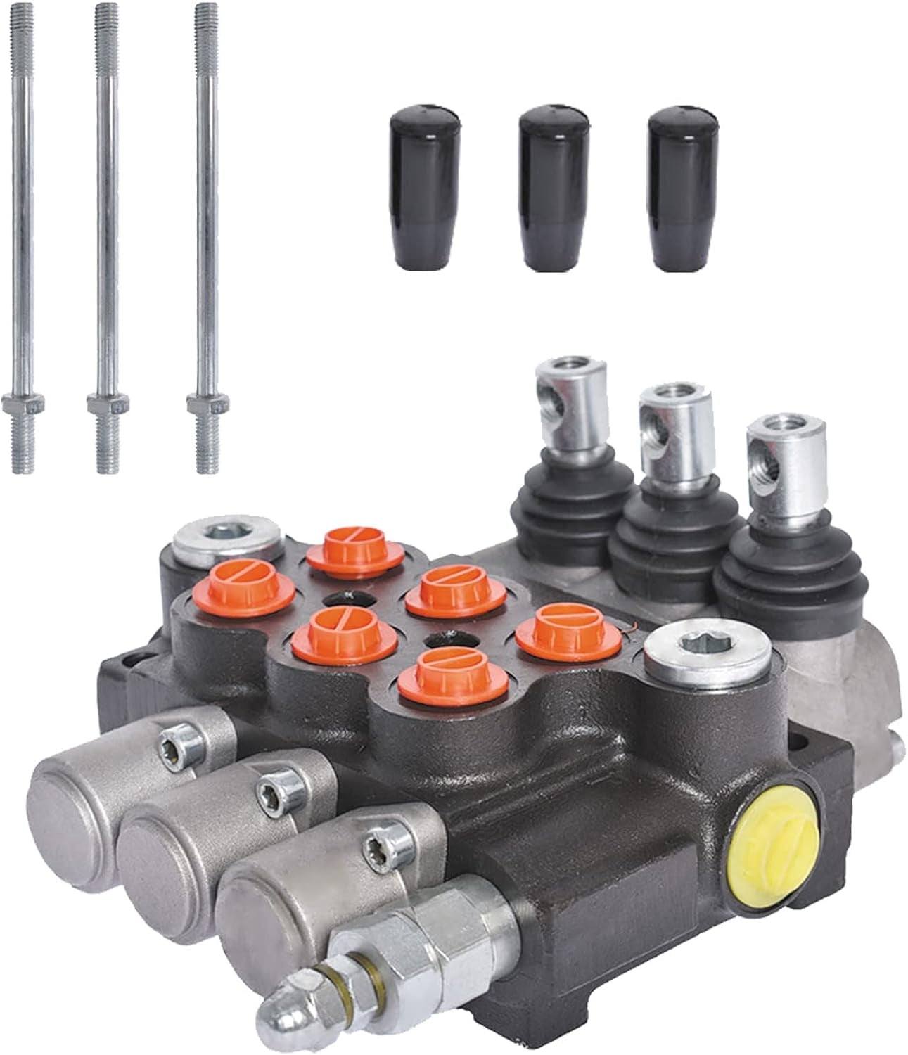 5-Spulen Hydraulik Wegeventil | 13 GPM 3600 PSI | Monoblock Ventil Für Traktor & Lader