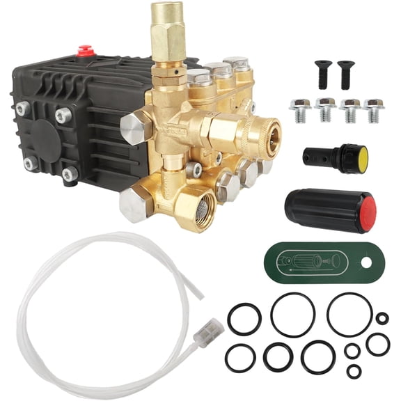 EPOTOOR 3000PSI 3.1GPM 6.5 HP Pressure Washer Pump 3/4 Inch Shaft Horizontal Washer Pump