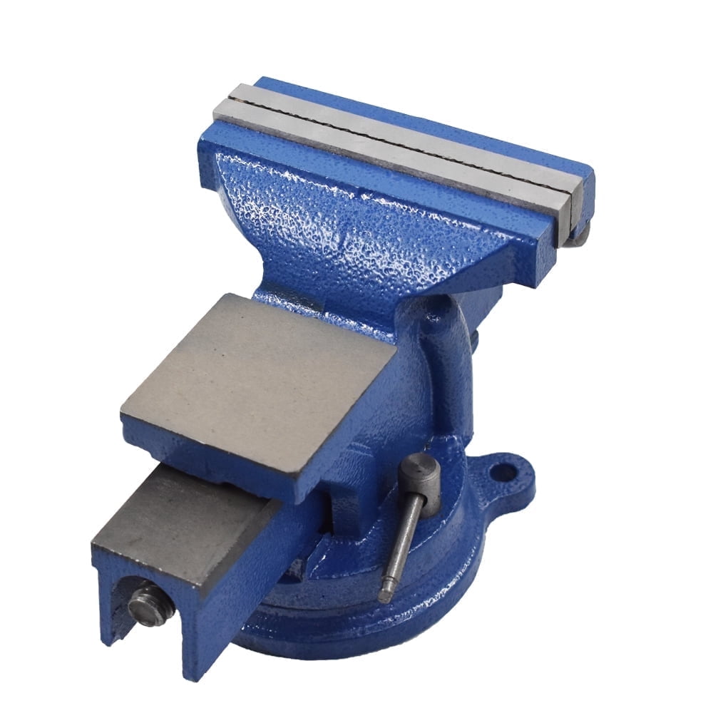 EPOTOOR 4" Bench Vise with Anvil Swivel Locking Base Table top Clamp Heavy Duty Vice New