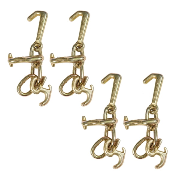 EPOTOOR 4 Hook Tow Truck Car Hauler Trailer Auto Body Frame Hook WLL 4,700lb