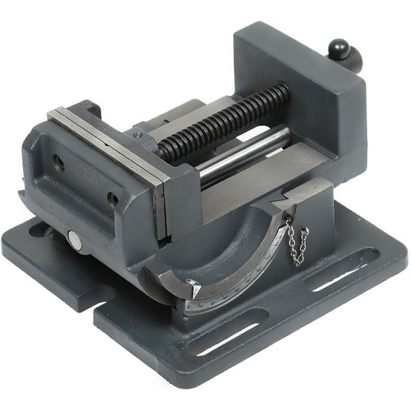 EPOTOOR 4-Inch Industrial Benchtop Drill Press Angled Heavy Duty Vise for Machine Tool Machining