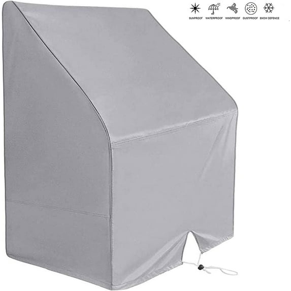 EPOTOOR 45"H X 40"L X 46"W Grey WaterProof Heavy duty Boat Center Console Cover 600D