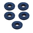 thumbnail image 2 of Yibei-tech 10-Pack 4 Inch Poly Strip Discs – 45 Grit, 5/8 Arbor, 15300 RPM – Paint & Rust Removal 2 of 5