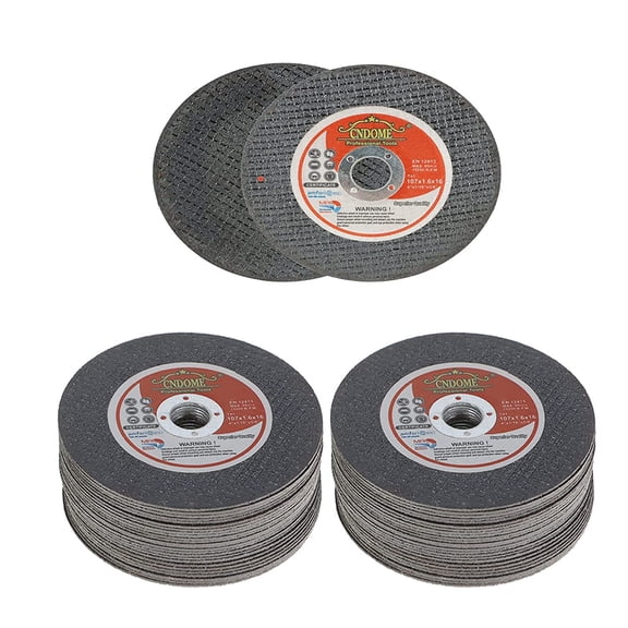 EPOTOOR 50PCS Cut Off Wheel General Purpose Metal Cutting Disc 4In x 1/16 in x 5/8 in for Cutting Various Metals and Stainless Steel