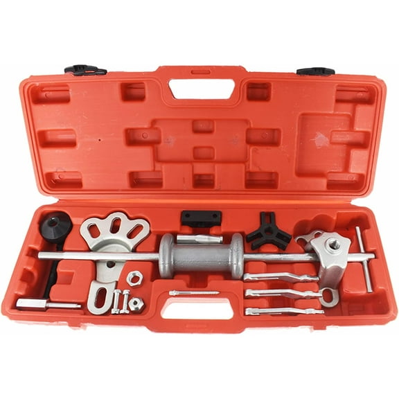 EPOTOOR 9-Way Slide Hammer Puller Set Front Wheel Rear Axle Dent Shaft Hub Bearing Remover Tool Kit