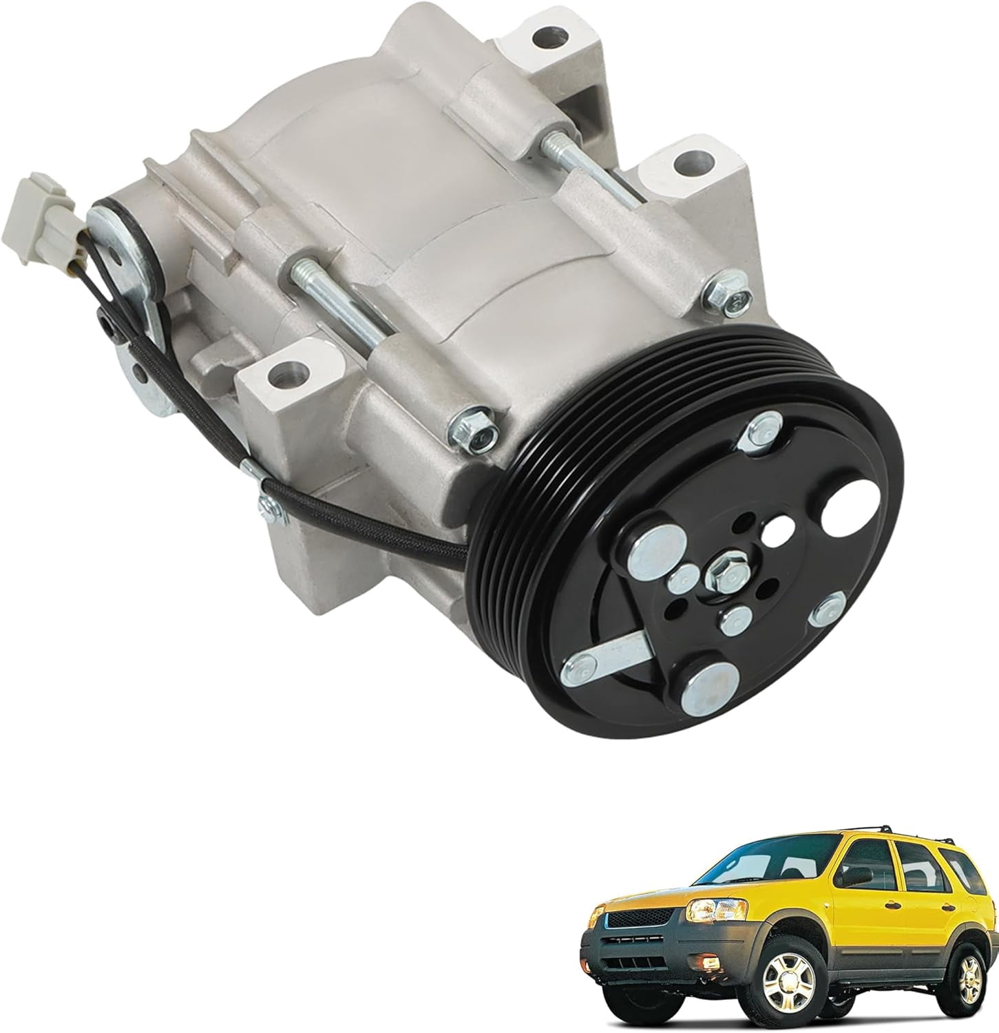 EPOTOOR AC Compressor Replacement for 2001-2007 Escape 2002-2006 ...