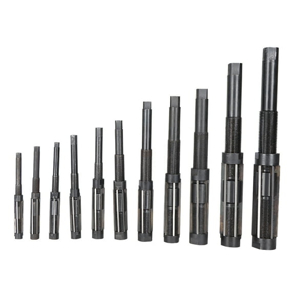 EPOTOOR ADJUSTABLE EXPANDING HAND REAMER 11 PCS SET H4 TO H14 SIZES 15/32 " to 1-1/2 "
