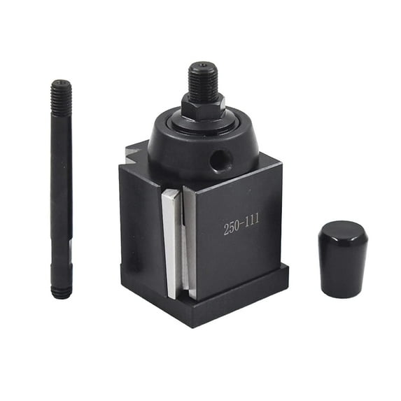 EPOTOOR AXA 250-111 Wedge Type Tool Post for Mini Lathe up to 12In, Quick Change Metal Lathe Tool Post for Turning Tools