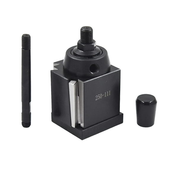 EPOTOOR AXA 250-111 Wedge Type Tool Post for Mini Lathe up to 12In, Quick Change Metal Lathe Tool Post for Turning Tools