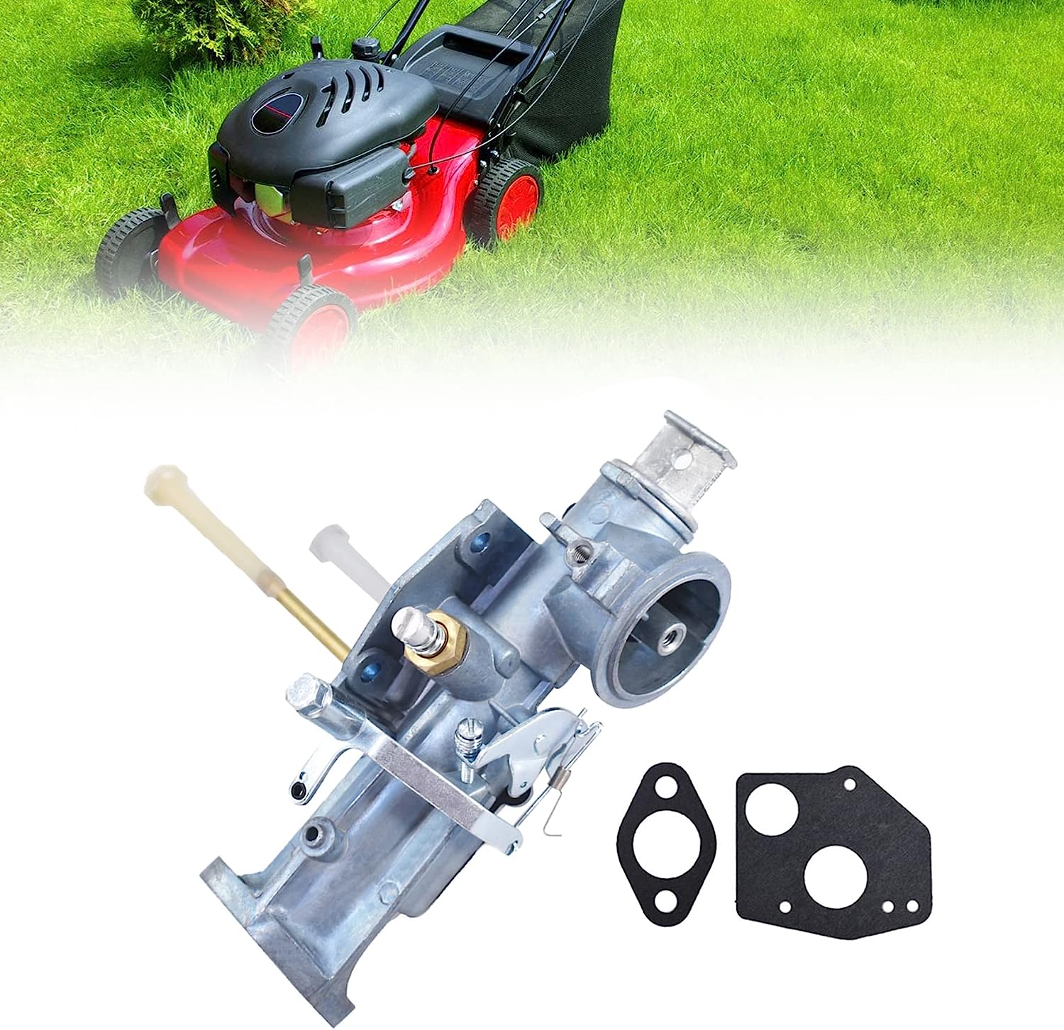 Ricambio Carburatore Tosaerba Carburatore Per Tosaerba Briggs & Stratton - Compatibile Con Modelli 297599, 130200, 135252, 130292 Carburatore Briggs Stratton Tosaerba