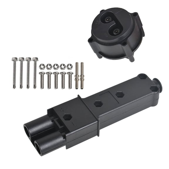 EPOTOOR Charger Plug Powerwise Receptacle 48V MAC DC Replacement for Yamaha Electric G19 G22