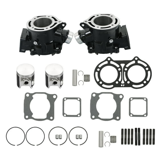 EPOTOOR Cylinder Piston Gasket Top End Rebuild Kit Replacement for Banshee 350 1987-2006