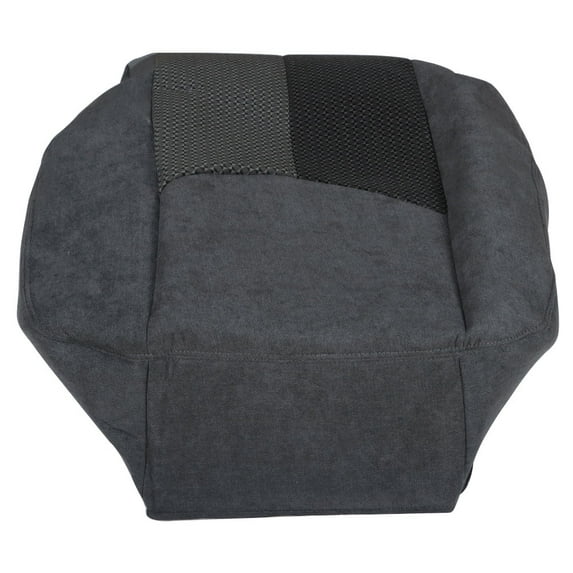EPOTOOR Driver Bottom Cloth Seat Cover Bucket Seat Replacement for Chevy Silverado 2003-2006 Dark Grey
