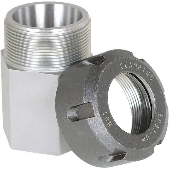 EPOTOOR ER-32 Hex Collet Block, Router Collets Chuck Holder Lathe Turning Tools CNC Lathe Engraving Accessories