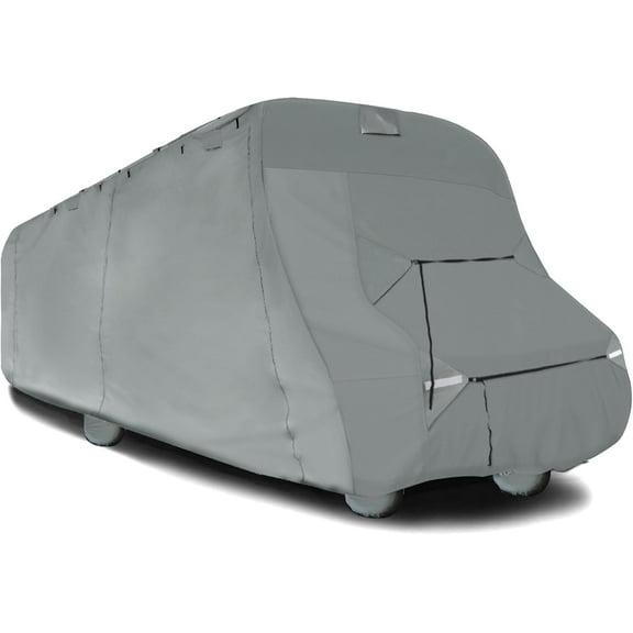 EPOTOOR For 29'-32' Windproof Camper Cover RV Class C Trailer Camper Anti-uv 36lbs Gray