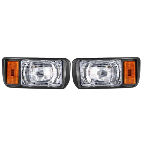 EPOTOOR For Club Car DS Factory Size Driver/Passenger Headlights #101988001/101988002