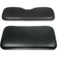 thumbnail image 1 of EPOTOOR For EZGO Medalist TXT Golf Cart 1994-2013 Black Front Seat Cushion with Hardware, 1 of 7