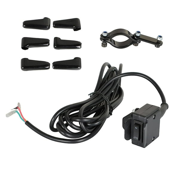 EPOTOOR For SUPERWINCH XGEAR 12V Winch Rocker Thumb Switch Handle Bar Control & Bracket