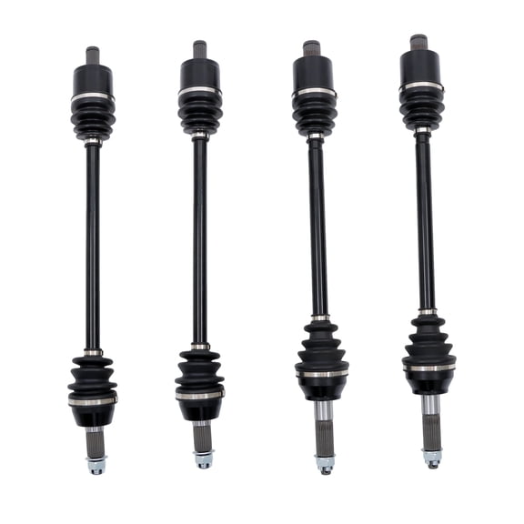 EPOTOOR Front Rear CV Axle Drive Shaft & Wheel Bearings for Polaris Ranger XP 900/570/1000 Crew Full-Size 2013 2014 2015 2016 2017 2018 Replacement for 1332637 1332947 ATV UTV Axle