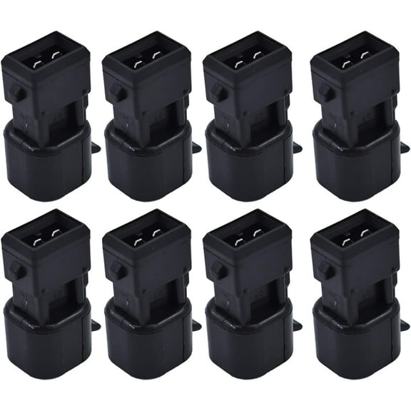 EPOTOOR Fuel Injector Adapter Connector Kit 43100-08 Replacement for LS1 EV1 to EV6 EV14 USCAR LS2 LS3 LSX LT1 8 PCS