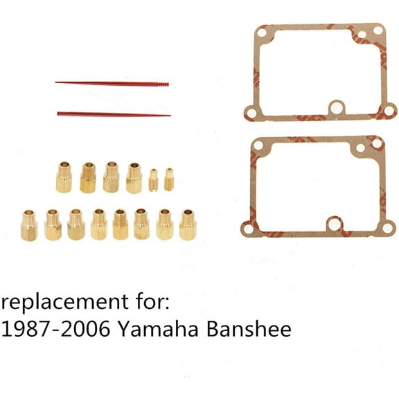 EPOTOOR Full Jet Kit For Yamaha Banshee Include 12 Main Jets 2 Pilot 2 Needles