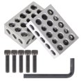 thumbnail image 1 of EPOTOOR Gauge Hole Block 8 Piece 1-2-3 123 Precision 23 Hole Set with screw Wrench Case, 1 of 8