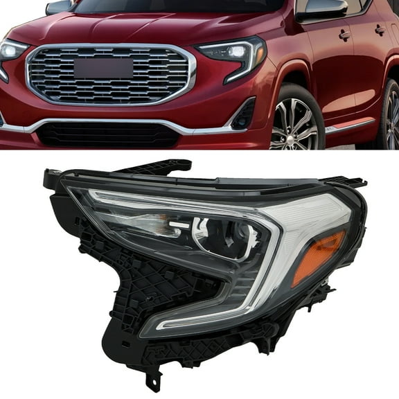 EPOTOOR Headlight Assembly Replacement for Terrain 2018 2019 2020 2021 HID Headlamp without Stabilizer Driver Side 84751229