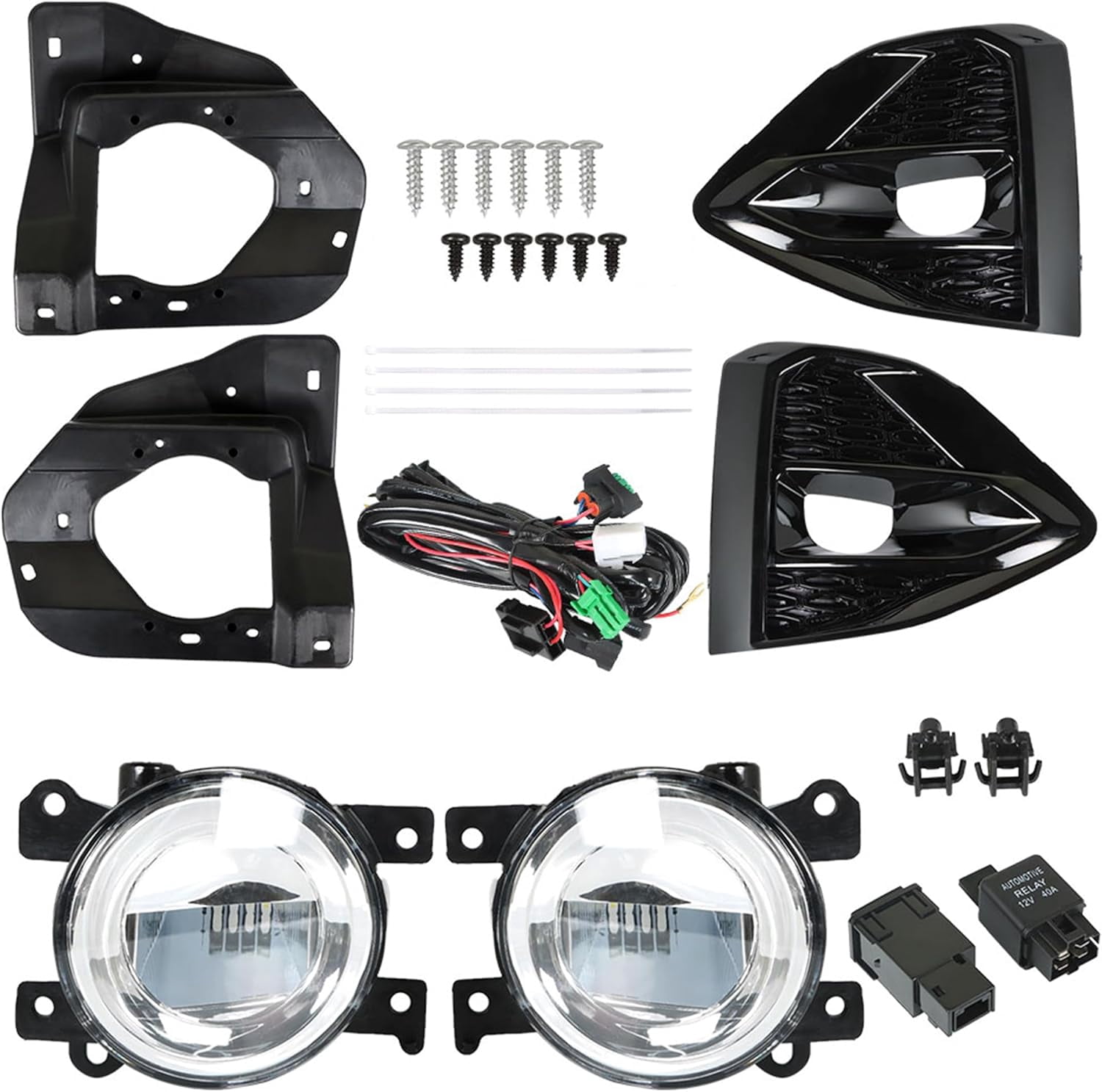 EPOTOOR Left and Right Fog Lights Assembly Replacement for Maxima 2020 ...