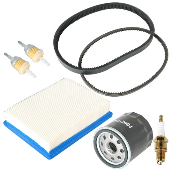 EPOTOOR Maintenance Tune Up Kit with Drive Belt Starter Belt Replacement for Club Car DS 1997-2004