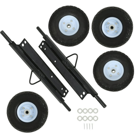 EPOTOOR Wheel Kit Fit for Generator EU3000is SOLID NEVER FLAT TIRES All Terrain