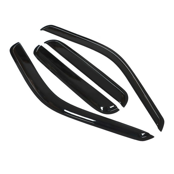 EPOTOOR Window Visor For 1999-2016 F250 F350 F450 F550 Super Duty Crew Cab Rain Guards