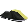 thumbnail image 1 of EPOTOOR Yellow / Black Waterproof Marine Grade 600D Heavy Duty Polyester PWC Trailerable Jet Ski boat Cover, 1 of 7